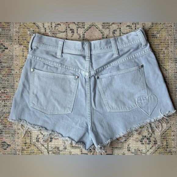 Madewell x Where I Was From Light Wash Denim Cut Off Shorts Women’s Size 28 - Picture 2 of 5